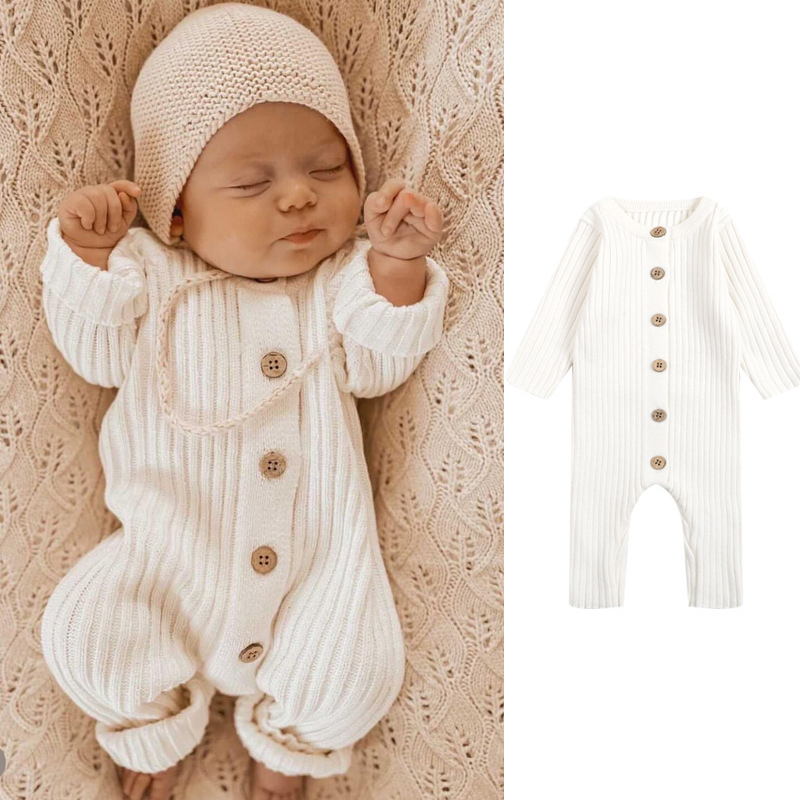 Baby Products Sale - Barboteuse en tricot chaud pour bébé