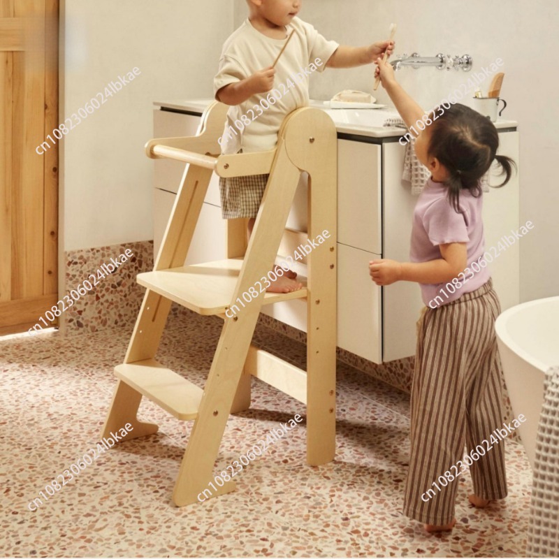 Toddler Learning Tower - Tour d'apprentissage pliable en bois pour