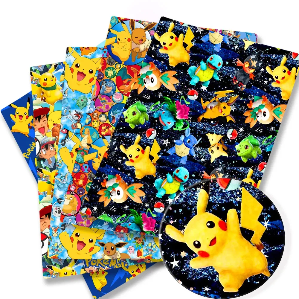 Baby Products List - Tissu de dessin animé Pokemon, 140x50cm,