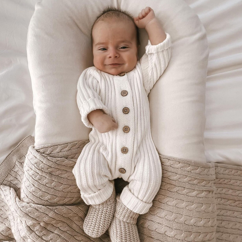 Barboteuse en tricot chaud pou - Baby Products Sale avis et prix
