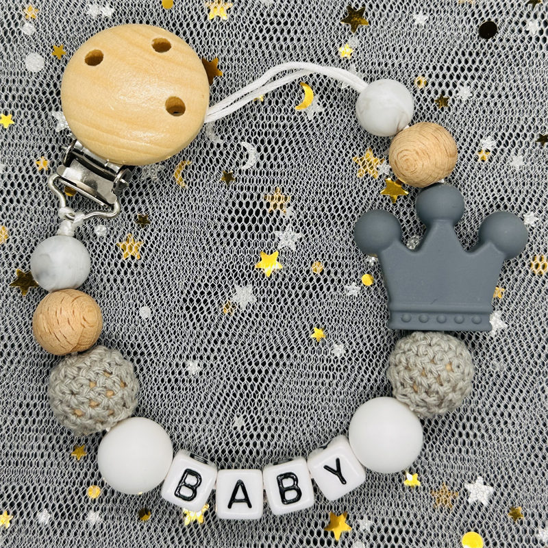 Attache-sucette en bois de hêt - Baby Products Newborn avis et prix